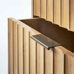 Threshold Designed W/Studio McGee Thousand Oaks Wood Scalloped End Table with Drawers Brown - Threshold™ designed with Studio McGee -Side Tables Sales unnamed file 1049