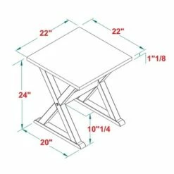 Set of 2 Xavier Farmhouse Trestle Leg Distressed Side Tables - Saracina Home Rustic Oak/white Wash 21 Set of 2 Xavier Farmhouse Trestle Leg Distressed Side Tables - Saracina Home Rustic Oak/white Wash -Side Tables Sales unnamed file 107