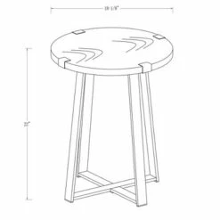 Wrightson Urban Industrial Faux Wrap Leg Round Side Table - Saracina Home Gray Wash 15 Wrightson Urban Industrial Faux Wrap Leg Round Side Table - Saracina Home Gray Wash -Side Tables Sales unnamed file 1083