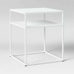 Glasgow Metal End Table - Project 62™ White -Side Tables Sales unnamed file 1094
