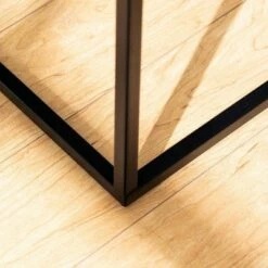 Owen Urban Open Box Frame Side Table - Saracina Home Dark Walnut -Side Tables Sales unnamed file 1100