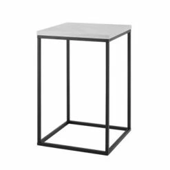 Owen Urban Open Box Frame Side Table - Saracina Home Dark Walnut -Side Tables Sales unnamed file 1105