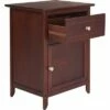 Alcott Side Table with Single Drawer and Storage Cabinet - ClickDecor Light Brown 2 Alcott Side Table with Single Drawer and Storage Cabinet - ClickDecor Light Brown -Side Tables Sales unnamed file 1150