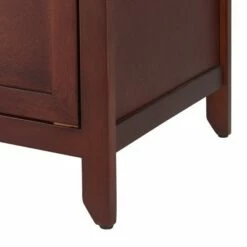 Alcott Side Table with Single Drawer and Storage Cabinet - ClickDecor Light Brown -Side Tables Sales unnamed file 1159