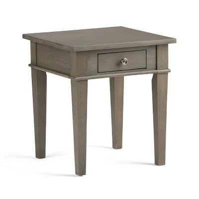 18" Sterling Solid Wood Contemporary End Table - Wyndenhall Dark Tobacco Brown 11 18" Sterling Solid Wood Contemporary End Table - Wyndenhall Dark Tobacco Brown - Image 9