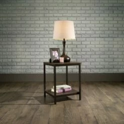 North Avenue Side Table Smoked Oak Finish - Sauder