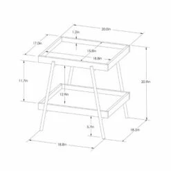 Hillside Side Table Black - Project 62™ -Side Tables Sales unnamed file 1200