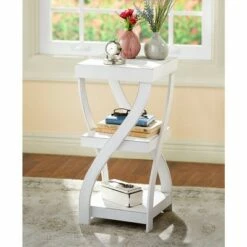 The Lakeside Collection Lakeside Twisted Side Table - Modern Accent Table with Distressed Finish -Side Tables Sales unnamed file 1204