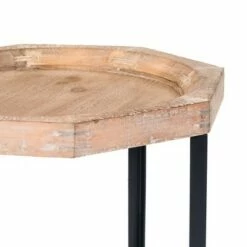 Grayson Wood and Metal Side Table Natural - Finch -Side Tables Sales unnamed file 1211