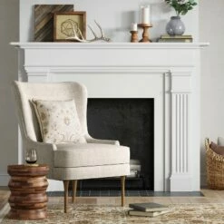 Zigzag Drum Accent Table Brown - Threshold™