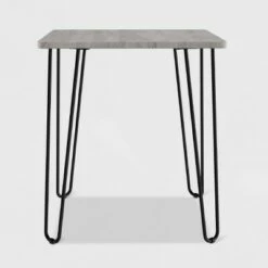 End Table with Hairpin Legs Woodgrain Look Gray - Yorkshire Home -Side Tables Sales unnamed file 1250