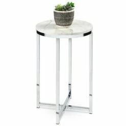 Best Choice Products 16in Faux Marble Modern Round Living Room Accent Side Table w/ Metal Frame -Side Tables Sales unnamed file 1259