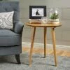 Evie End Table - Wood - Christopher Knight Home Natural Oak 2 Evie End Table - Wood - Christopher Knight Home Natural Oak -Side Tables Sales unnamed file 1260