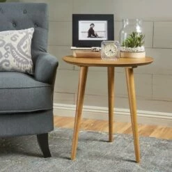 Evie End Table - Wood - Christopher Knight Home Natural Oak