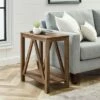 Taylen A Frame Farmhouse Open Storage Side Table - Saracina Home Rustic Oak -Side Tables Sales unnamed file 1265