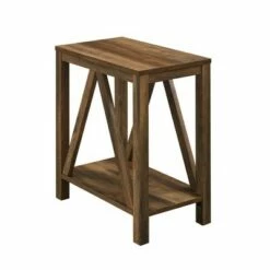 Taylen A Frame Farmhouse Open Storage Side Table - Saracina Home Rustic Oak 15 Taylen A Frame Farmhouse Open Storage Side Table - Saracina Home Rustic Oak -Side Tables Sales unnamed file 1270