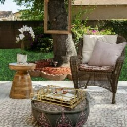 19" Wood Side Table Brown - Sagebrook Home 9 19" Wood Side Table Brown - Sagebrook Home -Side Tables Sales unnamed file 1276