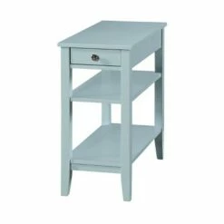 American Heritage 3 Tier End Table with Drawer - Breighton Home Dark Gray Wirebrush 28 American Heritage 3 Tier End Table with Drawer - Breighton Home Dark Gray Wirebrush -Side Tables Sales unnamed file 1285