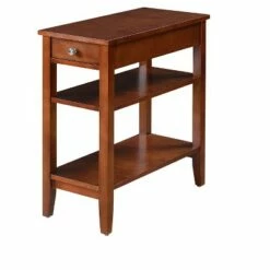 American Heritage 3 Tier End Table with Drawer - Breighton Home Dark Gray Wirebrush 36 American Heritage 3 Tier End Table with Drawer - Breighton Home Dark Gray Wirebrush -Side Tables Sales unnamed file 1293