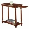Breighton Home French Country Regent Table- Convenience Concepts White -Side Tables Sales unnamed file 1304
