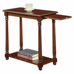 Breighton Home French Country Regent Table- Convenience Concepts White
