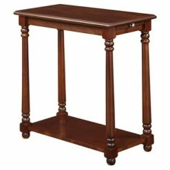 Breighton Home French Country Regent Table- Convenience Concepts White -Side Tables Sales unnamed file 1306