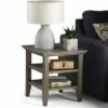 19" Normandy End Table - Wyndenhall Distressed Gray -Side Tables Sales unnamed file 1334