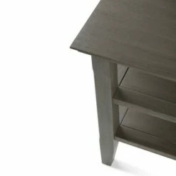 19" Normandy End Table - Wyndenhall Distressed Gray -Side Tables Sales unnamed file 1336