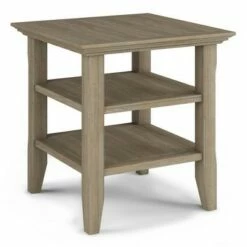 19" Normandy End Table - Wyndenhall Distressed Gray -Side Tables Sales unnamed file 1343