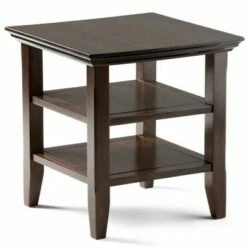 19" Normandy End Table - Wyndenhall Distressed Gray -Side Tables Sales unnamed file 1345