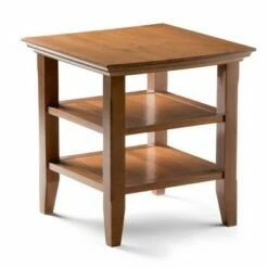 19" Normandy End Table - Wyndenhall Distressed Gray -Side Tables Sales unnamed file 1346