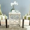 Lonny End Table - Safavieh White -Side Tables Sales unnamed file 1399