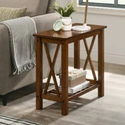Pluff 1 Shelf Side Table - HOMES: Inside + Out Brown