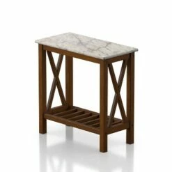 Pluff 1 Shelf Side Table - HOMES: Inside + Out Brown -Side Tables Sales unnamed file 1410