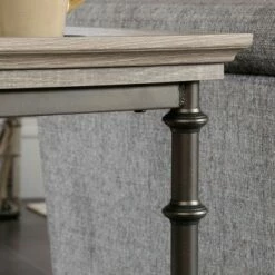 Canal Street Decorative Side Table with Metal Frame - Northern Oak Finish - Sauder -Side Tables Sales unnamed file 1415