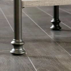 Canal Street Decorative Side Table with Metal Frame - Northern Oak Finish - Sauder -Side Tables Sales unnamed file 1416