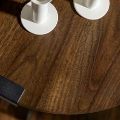 Set of 2 Wrightson Urban Industrial Wrap Leg Round Side Tables - Saracina Home Faux Dark Concrete -Side Tables Sales unnamed file 143