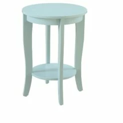 American Heritage Round End Table - Breighton Home Gray -Side Tables Sales unnamed file 1435