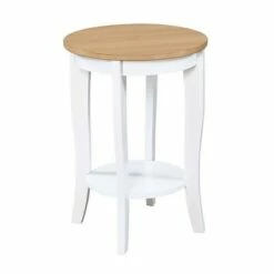American Heritage Round End Table - Breighton Home Gray -Side Tables Sales unnamed file 1438