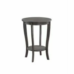 American Heritage Round End Table - Breighton Home Gray -Side Tables Sales unnamed file 1442