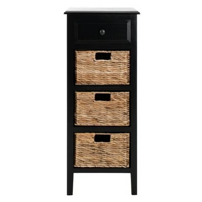 Morfin Side Table with Drawer - Safavieh Black 7 Morfin Side Table with Drawer - Safavieh Black - Image 5