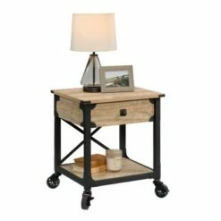 Steel River Side Table Distressed Brown - Sauder -Side Tables Sales unnamed file 1532