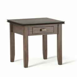 Stratford Solid Wood End Table - Wyndenhall Tobacco Brown -Side Tables Sales unnamed file 1544