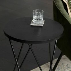 Hairpin Leg Side Table with Wood Top - Decor Therapy White/gold 14 Hairpin Leg Side Table with Wood Top - Decor Therapy White/gold -Side Tables Sales unnamed file 1573