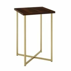 24" Maxwell Two-Tone Glam Side Table - Saracina Home White Faux Marble/gold -Side Tables Sales unnamed file 1647