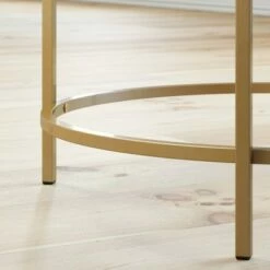 International Lux Side Round Table Sindoori Mango - Sauder -Side Tables Sales unnamed file 1658