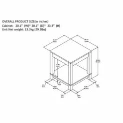 Paramount End Table - Room & Joy Black -Side Tables Sales unnamed file 1674