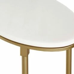 Madison Park Bordeaux End Table White/Gold -Side Tables Sales unnamed file 1683