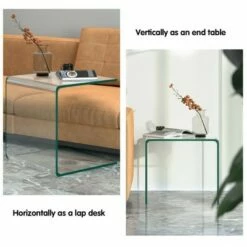 Costway Tempered Glass End Table Transparent Sofa Side Accent Table Living Room -Side Tables Sales unnamed file 1712