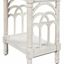 1 Drawer Side Table Distressed White - Stylecraft -Side Tables Sales unnamed file 1744